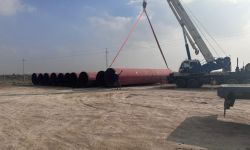 استمرار تجهيز الملحقات الاستيرادية لمشروع ماء البصرة الإنبوبي